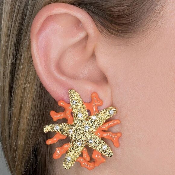 Boho star earrings N768 - Picture 1 of 5